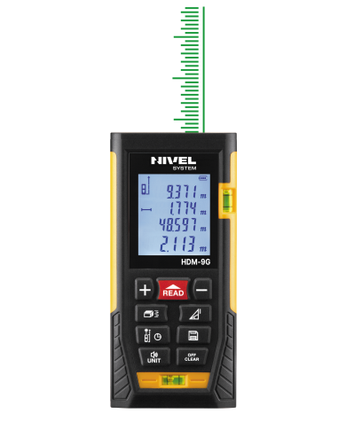 Rangefinder with green beam Nivel System HDM-9G Nivel System - Technical data:  Pythagoras function: yes Brand: Nivel System Til