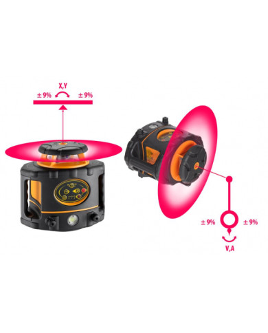 Geo-FENNEL FL 265HV self-leveling rotary laser leveler Geo-FENNEL - Dane techniczne:: undefinedwymiary: 33 x 42 x 21ciezar: 2.6 
