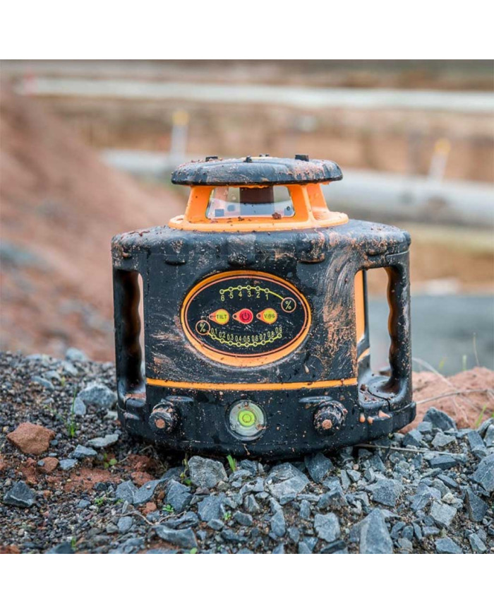 Niwelator laserowy rotacyjny geo-FENNEL FL 300HV-G EasyGRADE samopoziomujący Geo-FENNEL - Dane techniczne:Wymiary: 33 x 42 x 21C