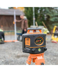 Niwelator laserowy rotacyjny geo-FENNEL FL 300HV-G EasyGRADE samopoziomujący Geo-FENNEL - Dane techniczne:Wymiary: 33 x 42 x 21C