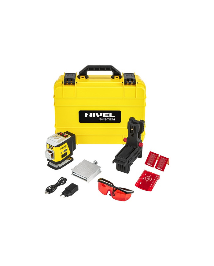 Nivel System CL3R red cross line laser Nivel System - Technical data:  Dimensions: 148 x 90 x 133 mm Weight: 890 g Brand: Nivel  Nivel System CL3R red cross line laser Nivel System - Technical data:  Dimensions: 148 x 90 x 133 mm Weight: 890 g Brand: Nivel