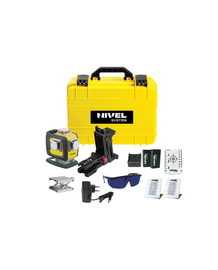 Laser krzyżowy Nivel System CL4D-P fioletowy Nivel System - Dane techniczne:  Wymiary: 125 x 75 x 140 mm Ciężar: 900 g Marka: Ni Laser krzyżowy Nivel System CL4D-P fioletowy Nivel System - Dane techniczne:  Wymiary: 125 x 75 x 140 mm Ciężar: 900 g Marka: Ni