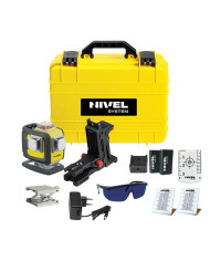 Nivel System CL4D-P purple cross line laser Nivel System - Technical data:  Dimensions: 125 x 75 x 140 mm Weight: 900 g Brand: N