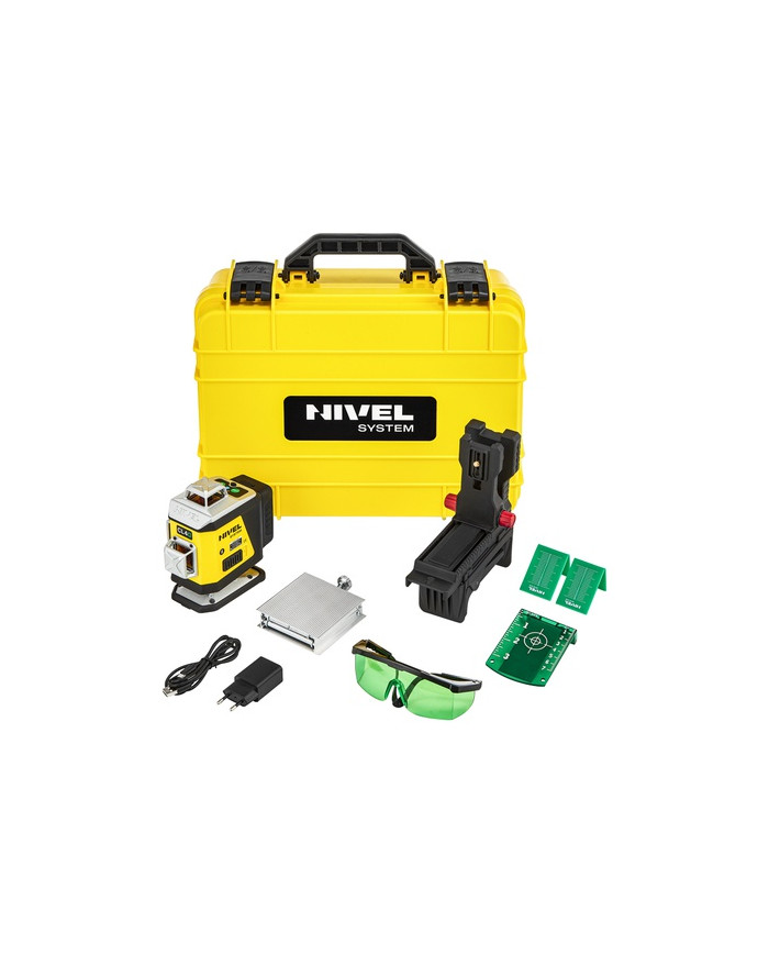 Nivel System CL4G green cross line laser Nivel System - Technical data:  Dimensions: 148 x 90 x 151 mm Weight: 920 g Brand: Nive Nivel System CL4G green cross line laser Nivel System - Technical data:  Dimensions: 148 x 90 x 151 mm Weight: 920 g Brand: Nive