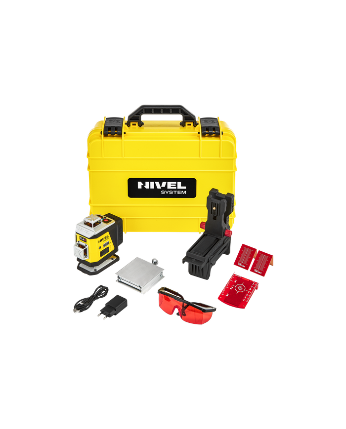 Nivel System CL4R red cross line laser Nivel System - Technical data:  Dimensions: 148 x 90 x 151 mm Weight: 920 g Brand: Nivel  Nivel System CL4R red cross line laser Nivel System - Technical data:  Dimensions: 148 x 90 x 151 mm Weight: 920 g Brand: Nivel