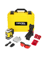 Laser krzyżowy Nivel System CL4R czerwony Nivel System - Dane techniczne:  Wymiary: 148 x 90 x 151 mm Ciężar: 920 g Marka: Nivel