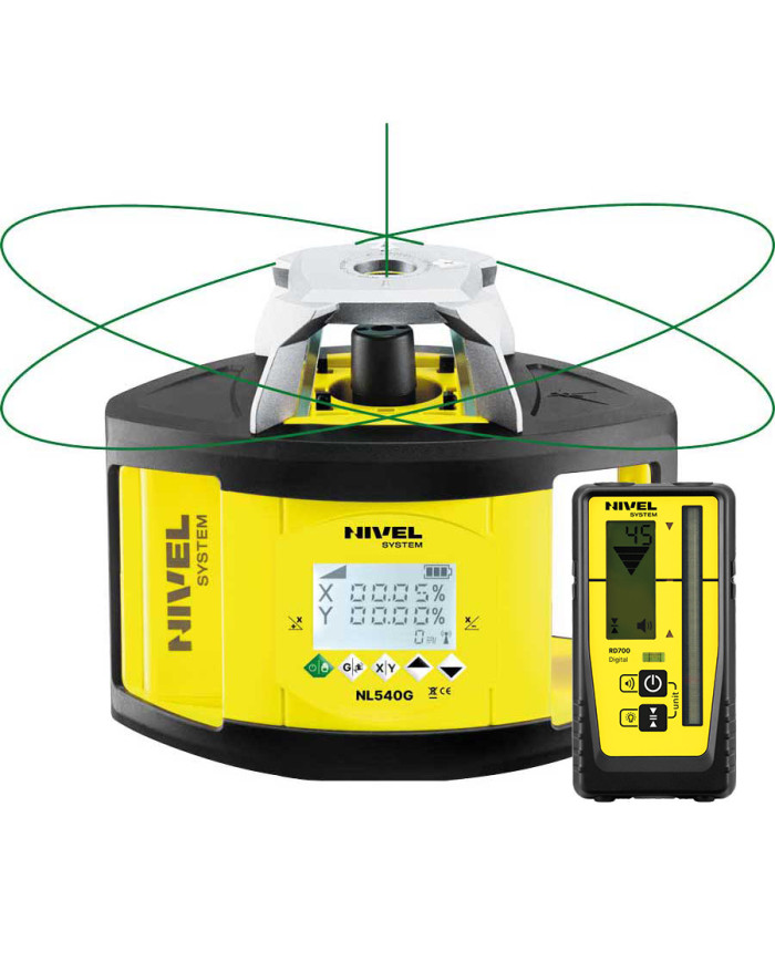 Nivel System NL540G Digital self-levelling rotating laser level Nivel System - Technical data:  Brand: Nivel System Operating te Nivel System NL540G Digital self-levelling rotating laser level Nivel System - Technical data:  Brand: Nivel System Operating te