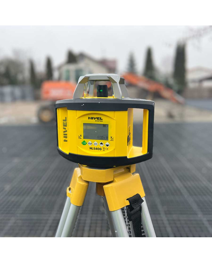 Niwelator laserowy rotacyjny Nivel System NL540G samopoziomujący Nivel System - Dane techniczne:  Marka: Nivel System Zakres tem Niwelator laserowy rotacyjny Nivel System NL540G samopoziomujący Nivel System - Dane techniczne:  Marka: Nivel System Zakres tem