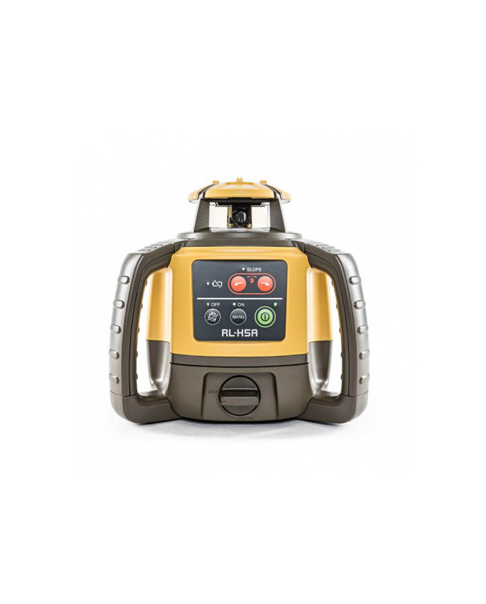 Niwelator laserowy rotacyjny Topcon RL-H5A samopoziomujący  - Dane techniczne:Wymiary: 211 x 172 x 205 mmCiezar: 2.5 kgMarka: Ni Niwelator laserowy rotacyjny Topcon RL-H5A samopoziomujący  - Dane techniczne:Wymiary: 211 x 172 x 205 mmCiezar: 2.5 kgMarka: Ni