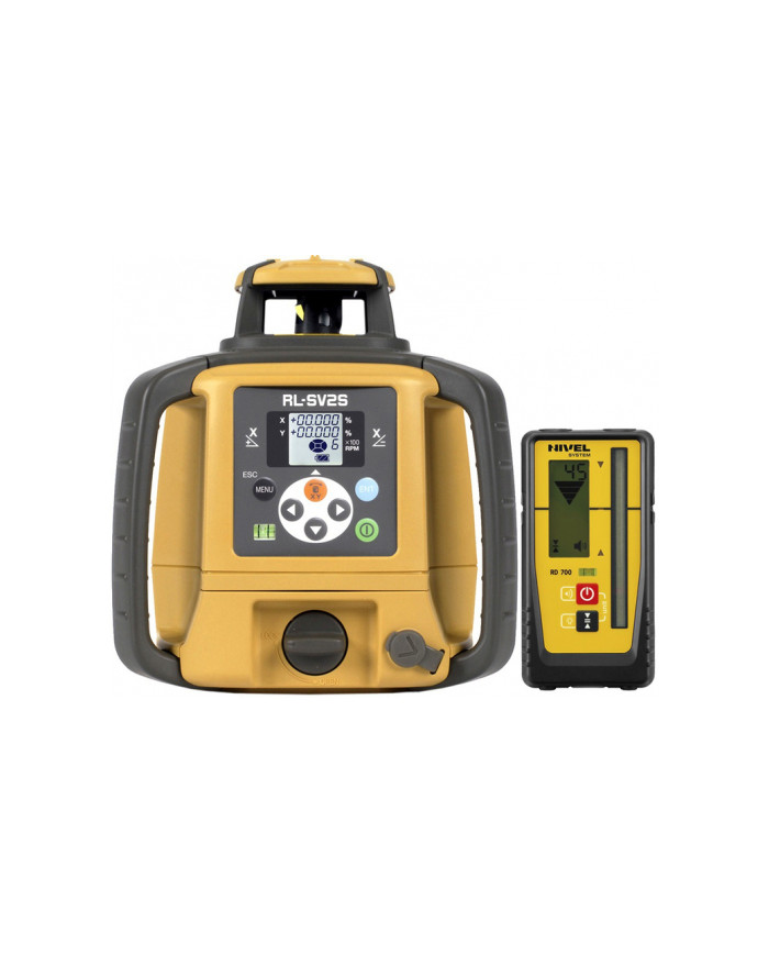 Niwelator laserowy rotacyjny Topcon RL-SV2S DIGITAL samopoziomujący  - Dane techniczne:Wymiary: 196 x 177 x 217 mmCiezar: 2.6 kg Niwelator laserowy rotacyjny Topcon RL-SV2S DIGITAL samopoziomujący  - Dane techniczne:Wymiary: 196 x 177 x 217 mmCiezar: 2.6 kg
