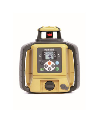 Topcon RL-SV2S self-leveling rotary laser leveler  - Dane techniczne:: undefinedwymiary: 196 x 177 x 217 mmciezar: 2.6 kgzasilan