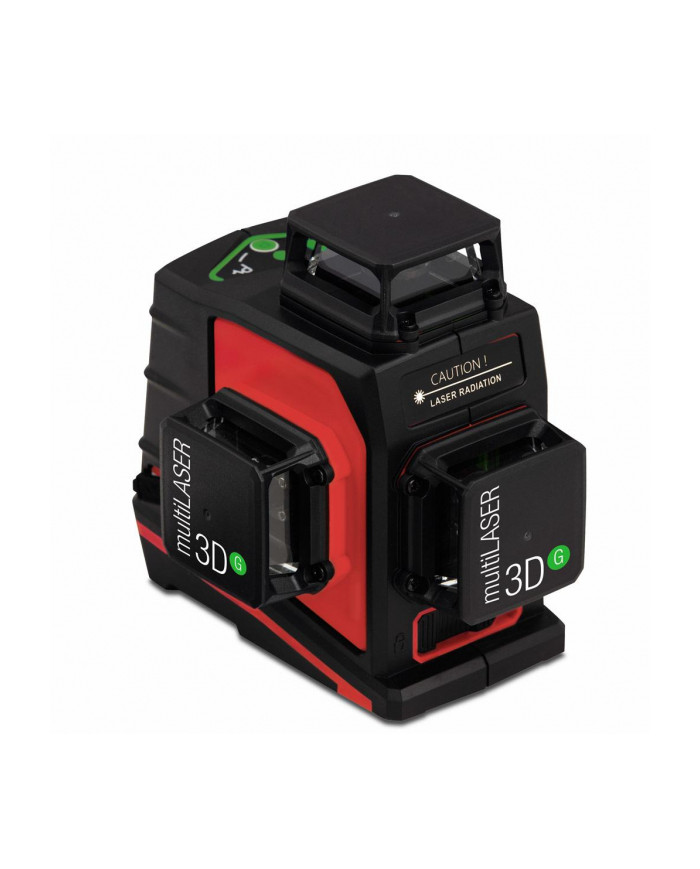 Laser wieloliniowy krzyżowy BMI multiLASER 3D GREEN  - Dane techniczne:Ciezar: 0.8 kgCzas pracy – komplet baterii: 4 hZakres dzi