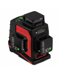 Laser wieloliniowy krzyżowy BMI multiLASER 3D GREEN  - Dane techniczne:Ciezar: 0.8 kgCzas pracy – komplet baterii: 4 hZakres dzi