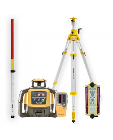 Topcon RL-H5A laser leveler - KIT Staff LS-24 tripod SJJ32 Sensor LS-B110  - 