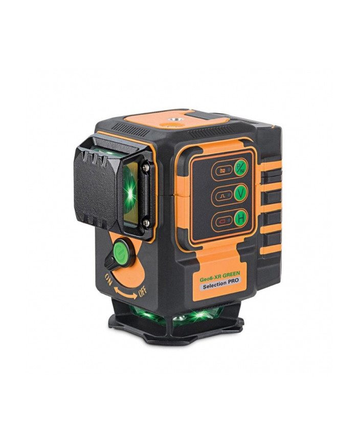 Laser wieloliniowy krzyżowy geo-FENNEL Geo6-XR GREEN SP Li-Ion Geo-FENNEL - Dane techniczne:Ciezar: 0.8 kgMarka: Geo fennelCzas 