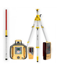 Topcon RL-SV2S laser leveler - KIT LS-24 staff SJJ32 tripod LS-B10 sensor  - Dane techniczne:: undefinedwymiary: 196 x 177 x 217