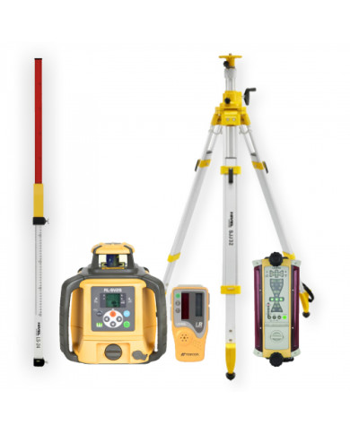 Topcon RL-SV2S laser leveler - KIT LS-24 staff SJJ32 tripod LS-B110 sensor  - 