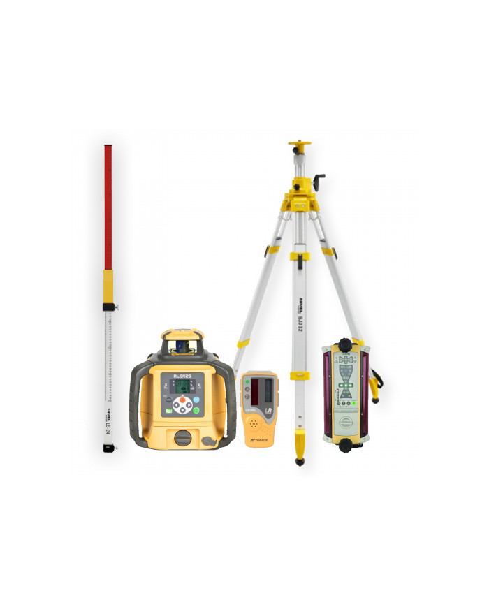 Niwelator laserowy Topcon RL-SV2S - ZESTAW   łata LS-24   statyw SJJ32   czujnik LS-B110  -  Niwelator laserowy Topcon RL-SV2S - ZESTAW   łata LS-24   statyw SJJ32   czujnik LS-B110  -