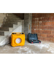 Master MAS 13 air purifier Master Heaters - Technical Data:  Airflow [ m³/h ]: 1300 Power supply [ V/Hz ]: 230/1 phase/50 Pallet