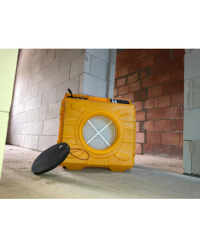 Master MAS 13 air purifier Master Heaters - Technical Data:  Airflow [ m³/h ]: 1300 Power supply [ V/Hz ]: 230/1 phase/50 Pallet