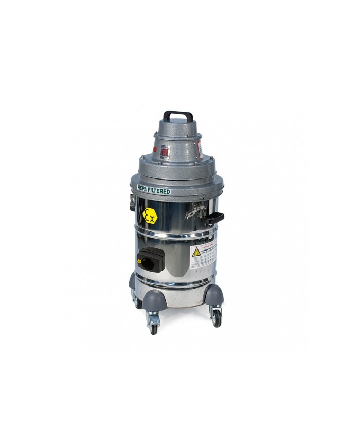 Odkurzacz do stref wybuchowych SOTECO IPC PLANET 22S ATEX IPC - Dane techniczne:Wymiary: 50x50x98  cmCiezar: 30 kgMoc znam.: 120