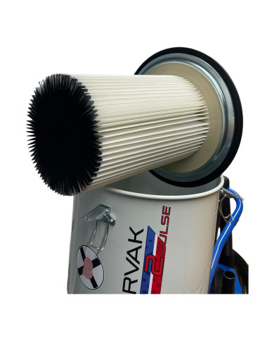 Barikell HyperVak 2 pulse industrial vacuum cleaner Barikell - Specifications:  Filter diameter [ mm ]: 370 HEPA filter: Yes Tan