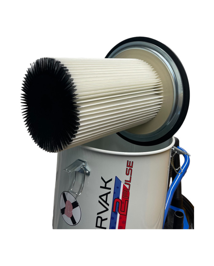 Barikell HyperVak 2 pulse industrial vacuum cleaner Barikell - Specifications:  Filter diameter [ mm ]: 370 HEPA filter: Yes Tan