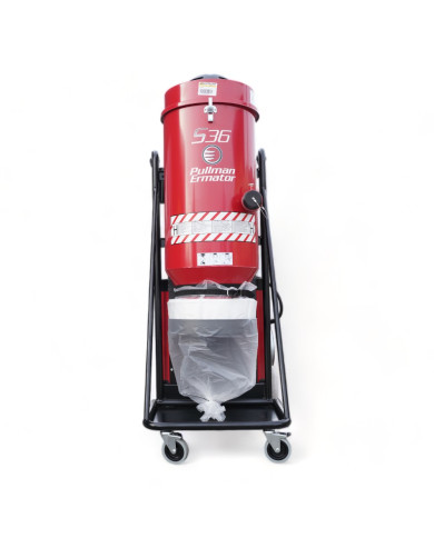 Industrial vacuum cleaner Pullman S 36  - Technical data:  HEPA filter: Yes Tank capacity [ l ]: no tank Noise level [ dB(A) ]: 