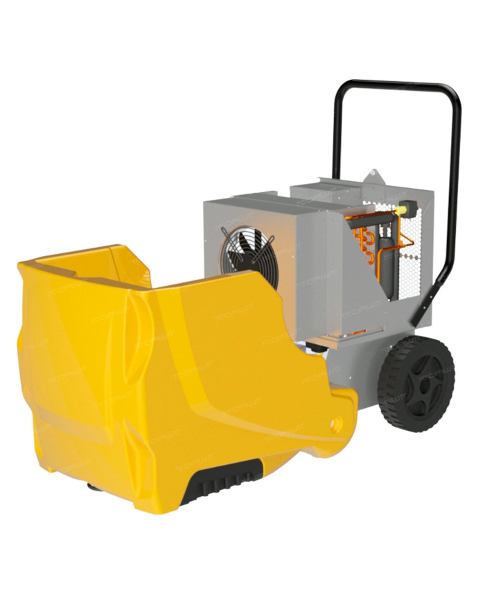 Master DHP 65 dehumidifier Master Heaters - Technical Data:  Tank capacity [ l ]: 10.5 Noise level [ dB(A) ]: 53 Airflow [ m³/h 