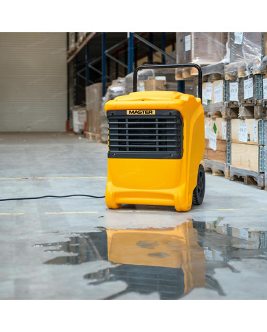 Master DHP 65 dehumidifier Master Heaters - Technical Data:  Tank capacity [ l ]: 10.5 Noise level [ dB(A) ]: 53 Airflow [ m³/h 