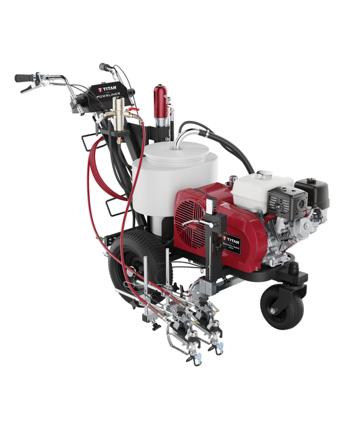 Titan POWRLINER 4955 road marking painter Titan Wagner - Specifications:  Voltage: N/A Engine: Honda GX120 Engine Power: 4.2 kW 