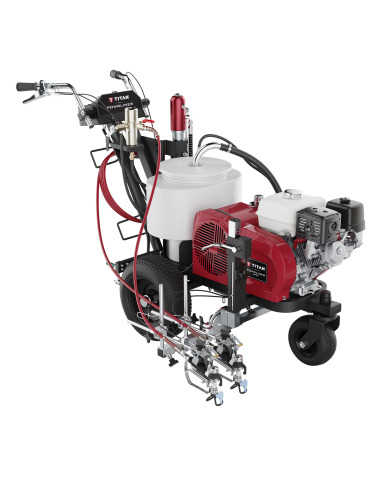 Titan POWRLINER 6955 road marking painter Titan Wagner - Specifications:  Voltage: N/A Engine: Honda GX160 Engine Power: 4.2 kW 