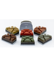 TRAPEZOIDAL POLISHING PAD XQCPOL Grit 400 Lavina - 