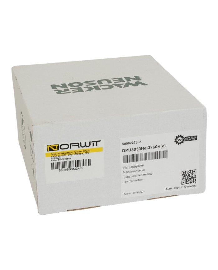 Pakiet konserwacyjny Wacker DPU30..He(ts) od V102, DPU 3750Hets, DPU 3760Hets Wacker Neuson - 