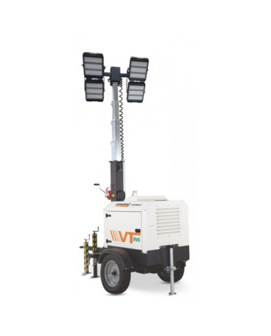 VTevo GENERAC lighting mast  - Dane techniczne:: undefinedciezar: 650 kgsilnik: yanmar 2tnv-70moc: 4x320w