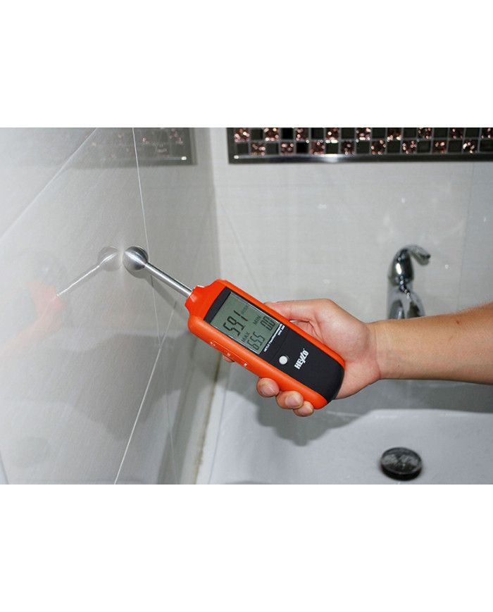 Miernik wilgotności Master Heylo HFM 200 Master Heaters -      Dane techniczne:       Waga [ kg ]: 0.218     Wymiary urządzenia 