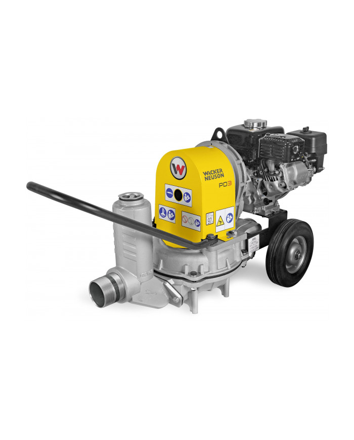 Čerpadlo na znečistenú vodu Wacker Neuson PDI 3A Wacker Neuson - Dane techniczne:wymiary: 1015 x 455 x 610 mmciezar: 63 kgsilnik