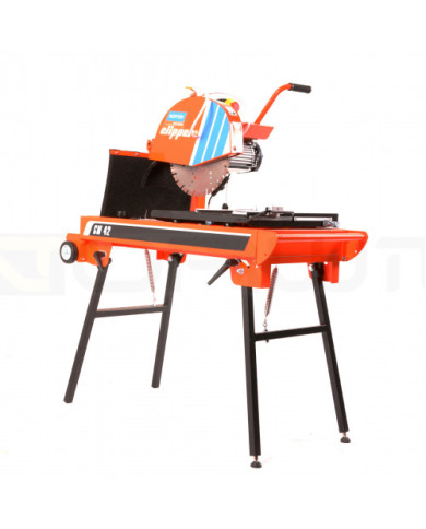 Norton Clipper CM 42 compact table saw Norton Clipper - Specifications:  Weight: 90kg Voltage: 230V 1~ Power: 2.2kW (3 HP) Dimen