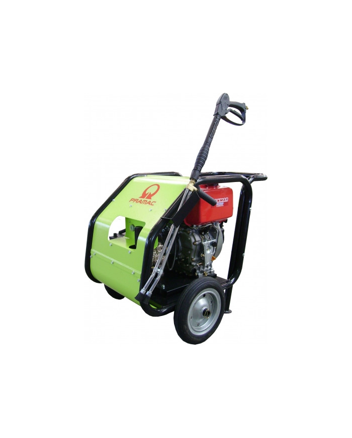 Myjka wysokociśnieniowa PRAMAC PW 3000 Pramac - Dane techniczne:Wymiary: 1040 x 590 x 790 mmCiezar: 117 kgPaliwo: Olej napedowyR