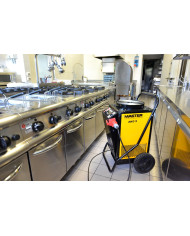 Nagrzewnica elektryczna Master EKO 9 Master Heaters - Dane techniczne:  Przepływ powietrza [ m³/h ]: 1400 Zasilanie [ V/Hz ]: 40
