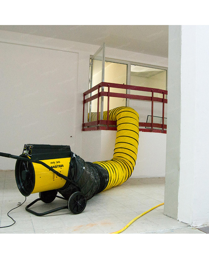 Nagrzewnica elektryczna Master RS 40 Master Heaters - Dane techniczne:  Przepływ powietrza [ m³/h ]: 3100 Zasilanie [ V/Hz ]: 38