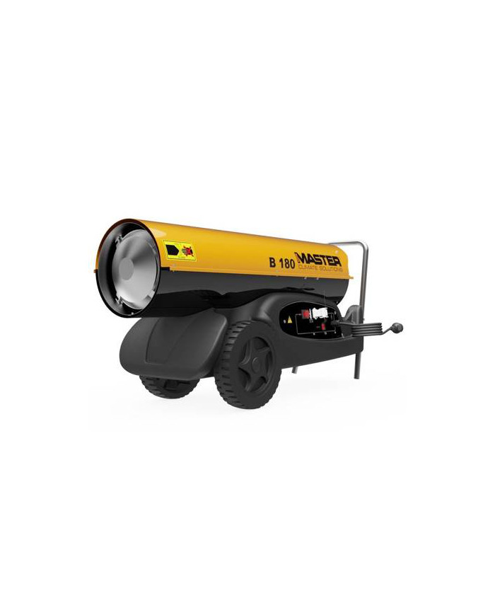 Master B 180 oil heater Master Heaters - Technical specifications:  Tank capacity [ l ]: 36 Airflow [ m³/h ]: 1,550 Power supply
