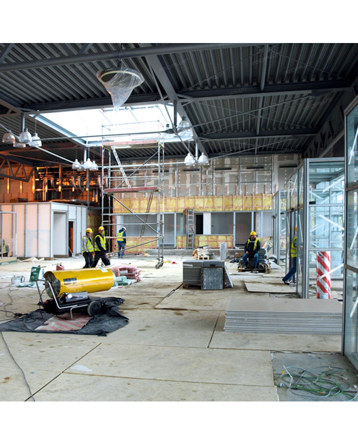 Nagrzewnica olejowa Master B 180 Master Heaters - Dane techniczne:  Pojemność zbiornika [ l ]: 36 Przepływ powietrza [ m³/h ]: 1