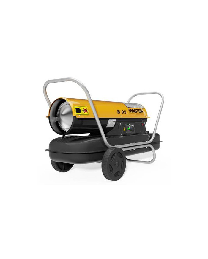 Nagrzewnica olejowa Master B 95 CEL Master Heaters - Technické údaje:  Objem nádrže [ l ]: Prietokvzduchu [ m³/h ]: Napájanie [ 