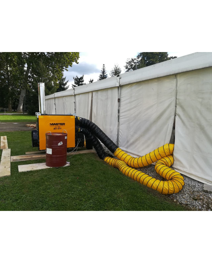 Nagrzewnica olejowa MASTER  BV 471 BIO Master Heaters - Technické údaje:  Prietok vzduchu [ m³/h ]: 8500 Napájanie [ V/Hz ]: 220