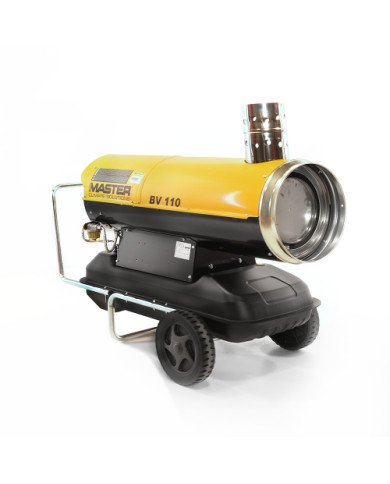 Master BV 110 oil-fired heater with flue outlet Master Heaters - 