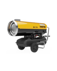 Nagrzewnica olejowa z odprowadzeniem spalin Master BV 170 BIO Master Heaters -      Technické údaje:       Objem nádrže [ l ]: 6