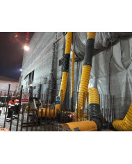 Nagrzewnica olejowa z odprowadzeniem spalin Master BV 290 Master Heaters - Dane techniczne:  Pojemność zbiornika [ l ]: 105 Prze