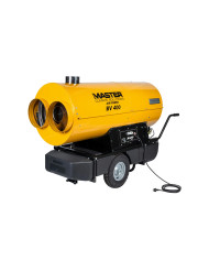 Nagrzewnica olejowa z odprowadzeniem spalin Master BV 400 Master Heaters -      Dane techniczne:       Pojemność zbiornika [ l ]