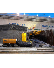 Master BV 290 oil heater with exhaust outlet Master Heaters -      Technical Data:       Tank capacity [ l ]: 105     Airflow [ 